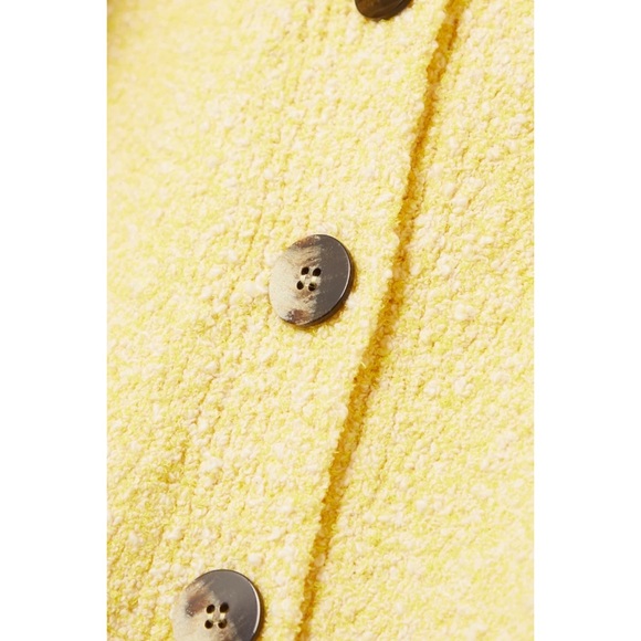 NWT GANNI Asymmetric organic cotton-blend bouclé sweater - Picture 4 of 4